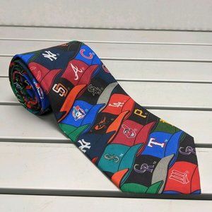 1995 Surrey Basball Theme Necktie